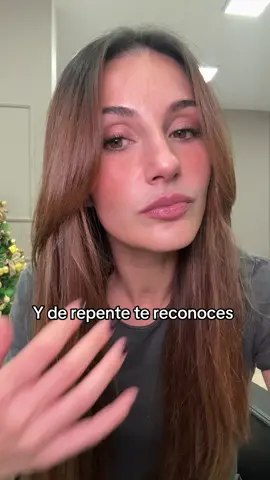 Y por fin ves por fuera lo que sentías que tenías dentro 