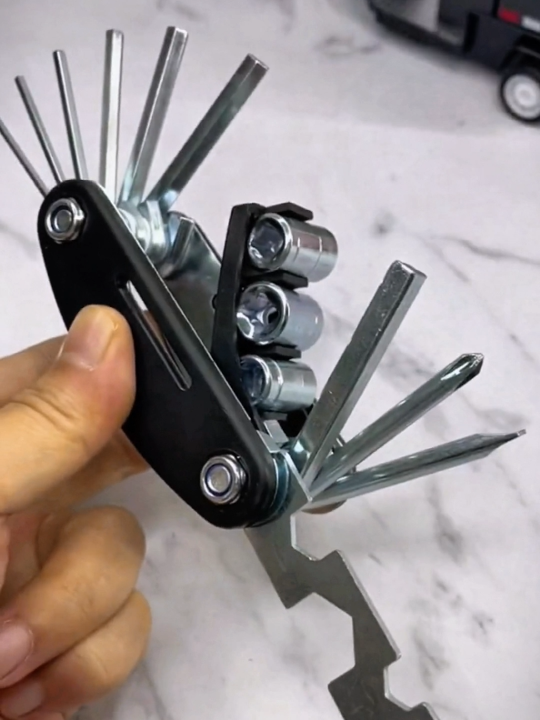 16-in-1 Multifunction Bike Repair Tool Set - Allen Wrench, Pocket Tools for MTB & Road Bikes#foryou #goodthing #fyp #toolstoday #tools 