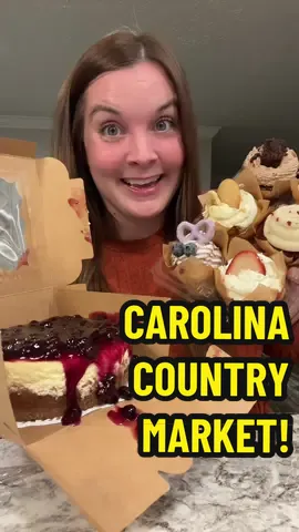 Another taste test from the @carolinacountrymarket 😍 My favorite is still the banana pudding cupcake! #jaimebaileyratesit #carolinacountrymarket #tastetest #cheesecake 