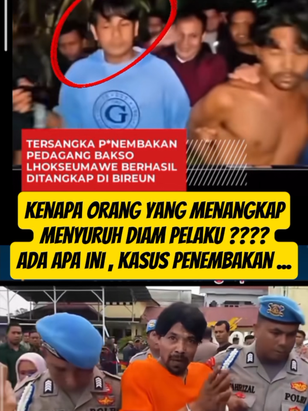 Kasus Penembakan di Lhokseumawe, Seorang Penangkap Pelaku, Menyuruh diam Sang Pelaku , Ada apa di balik Kasus ini ???? #viral #fyp #film #beritaviral #music 