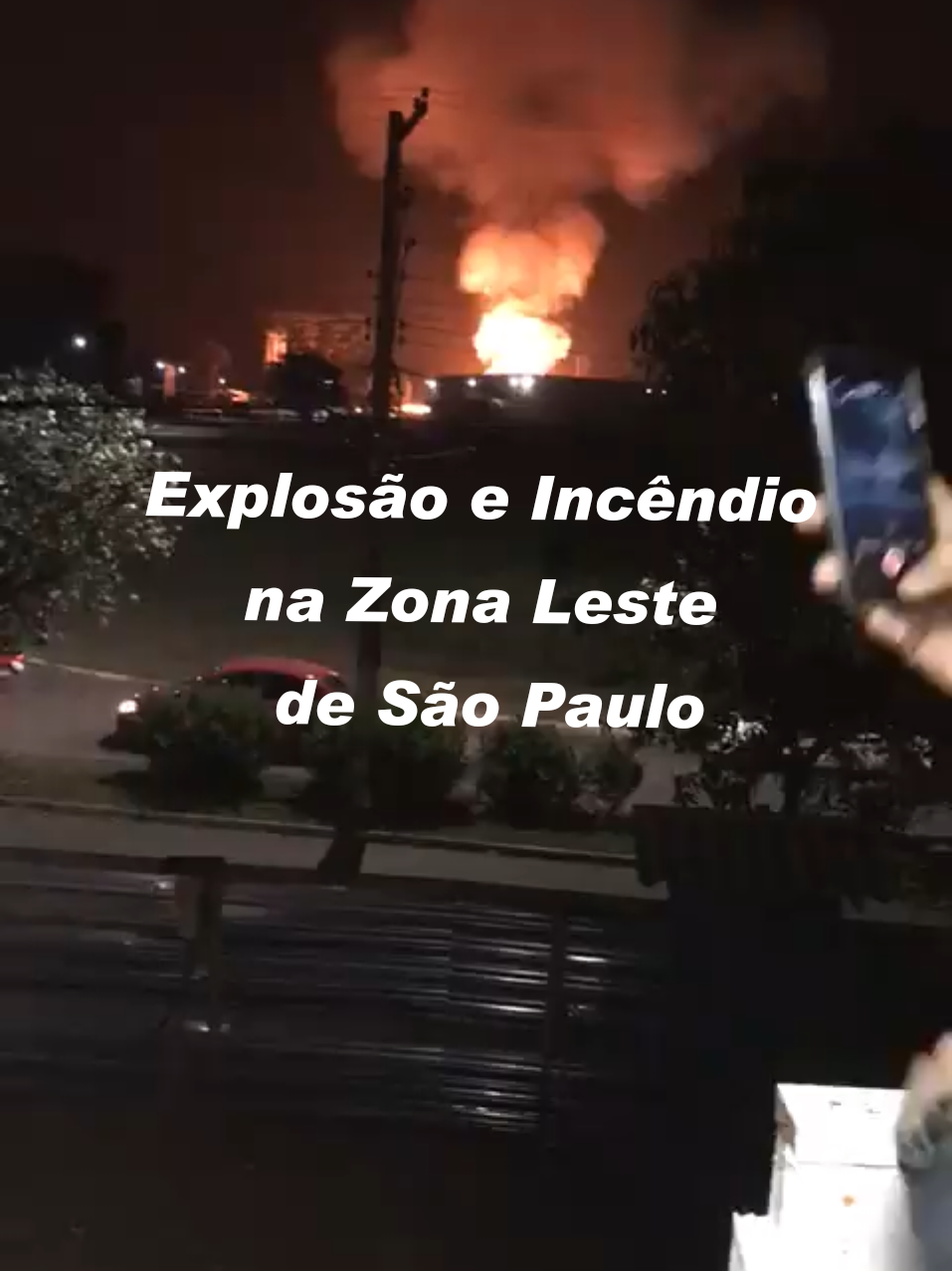 Forte explosão é registrada próximo a um posto de gasolina no interior de São Paulo
