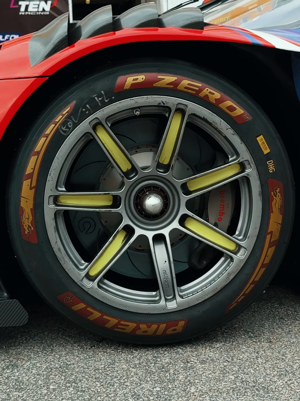 The dragon is back once again for the #MacauGP but this time it has a red background to enhance its power etched in the Chinese culture! #Pirelli #Fit4GT 