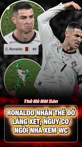 Ronaldo Nhận Thẻ Đỏ Lãng Xẹt #ronaldo #bongda #tinbong #xuhuong 