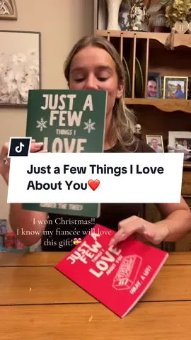✨ Capture your love in your own words. This “Just a Few Things I Love About You” book is the sweetest personalized gift. 🌸 For the one who makes life soft. Customize each page & gift them something unforgettable. 📖 Your love story, written by YOU. #personalizedgifts #christmasgiftideas #meaningfulgift #ourlovestory  #brides 