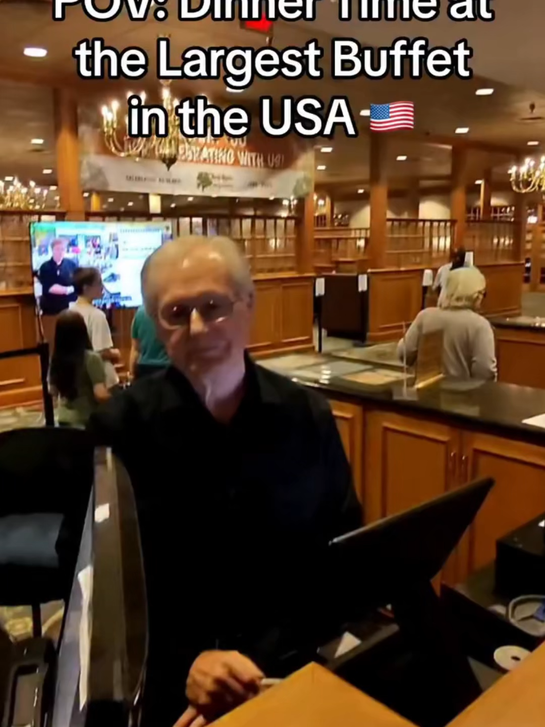 dinner time at the largest buffet in the usa #foryou