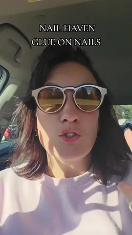 my go to glue on nails from Nail Haven. #nailhaven #pressonnails #glueonnails #newnailset #fallnails 