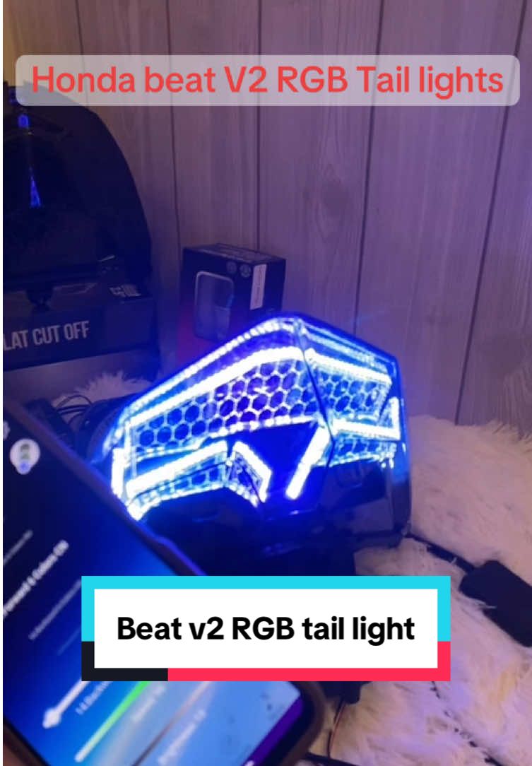 Honda beat v2 RGB Tail light Ayoto #ayoto #taillight 