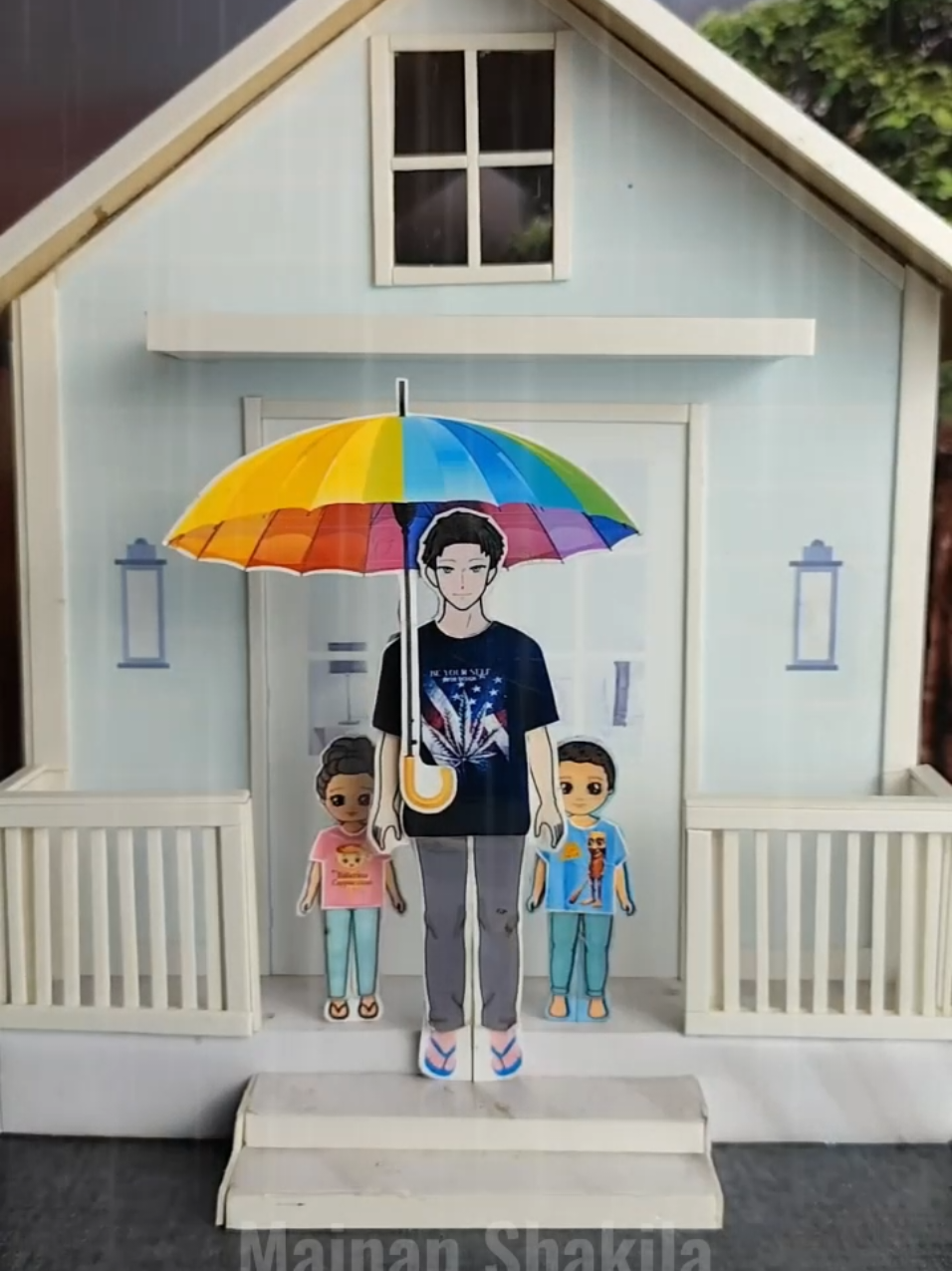 kok ada Bobi lg? #shakilamedia #mainanshakila #rakaraya #paperdoll 