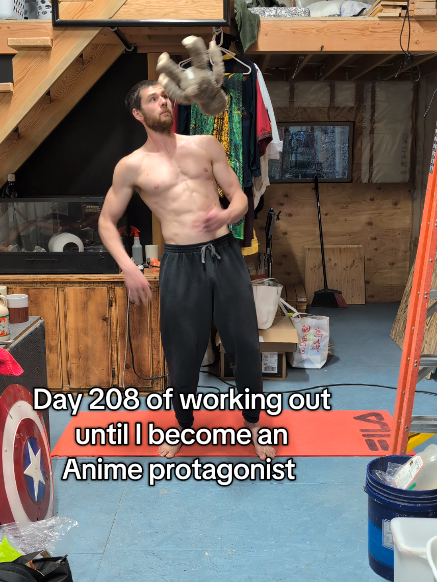 Day 208 of working out until I become an Anime protagonist, subscribe to my YouTube channel for more content! #hootnatty #anime #workoutmotivation #quoteoftheday 