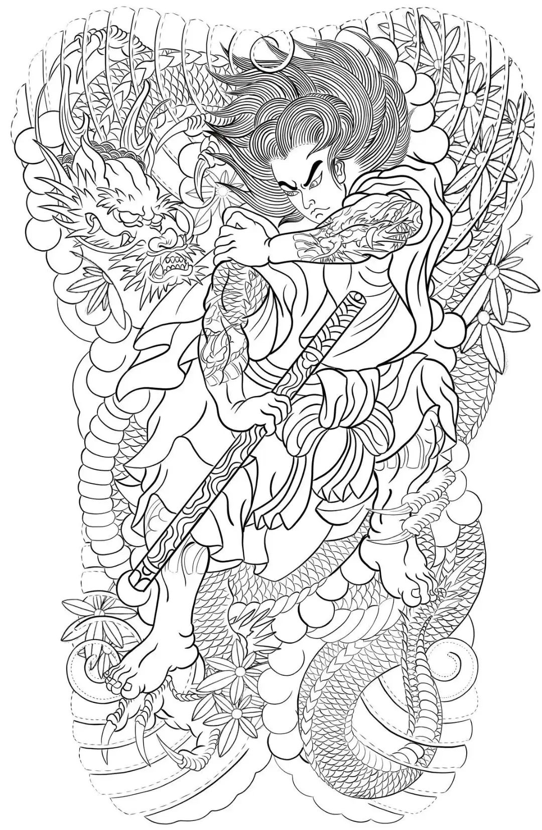 #ไอเดีย#แบบสักสวยๆ#ร้อยสักสไตล์ญี่ปุ่น #แบบสักเต็มหลัง #ดันขึ้นฟิตทีtiktok 