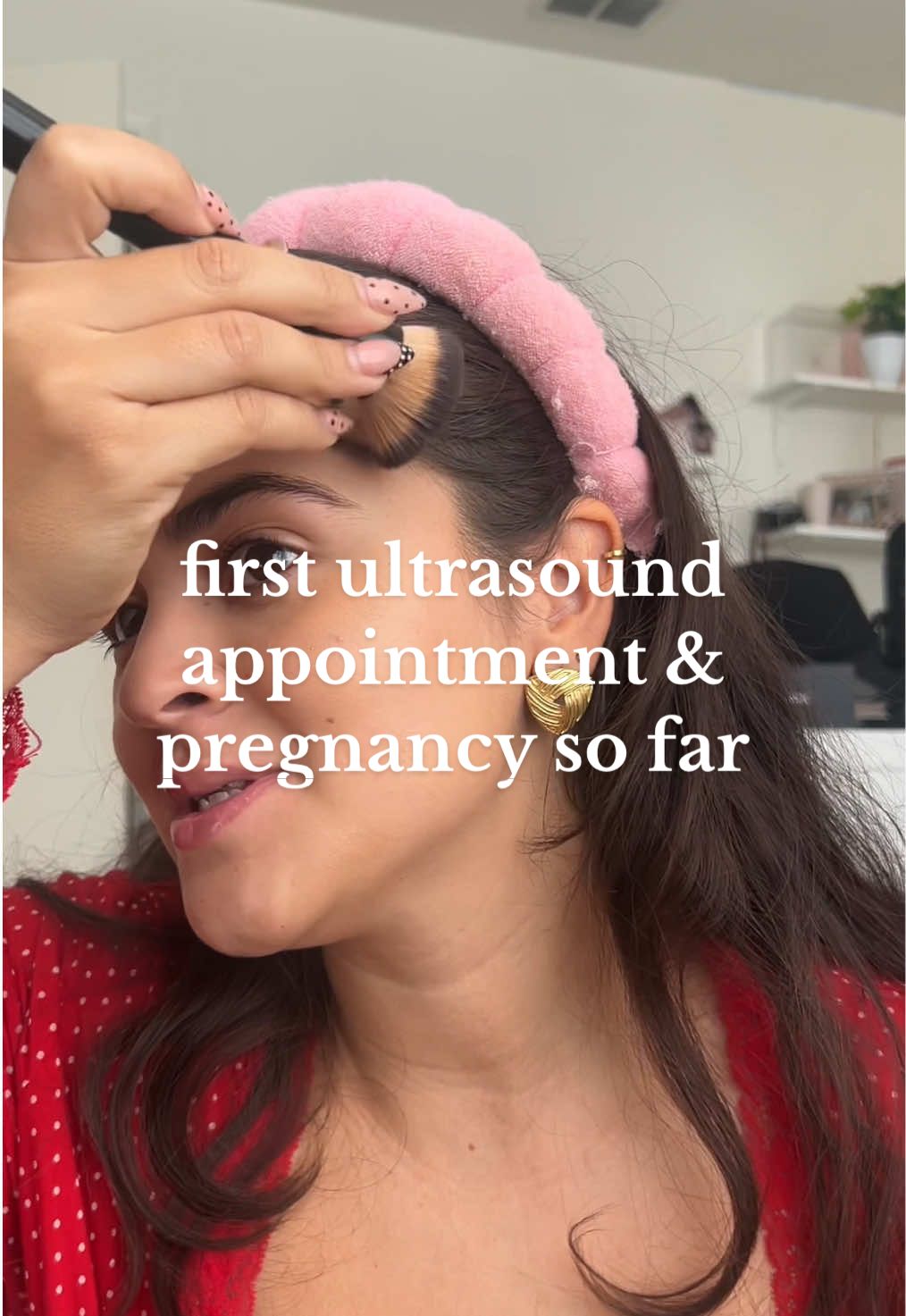 GRWM for my first ultrasound baby appointment at 8 weeks✨🤍🧸 #pregnant #pregnancy #firsttimemom #firstultrasound #babyappointment 