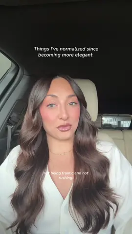 What should we add to the list of normalize as we become more elegant?! #feminine #femininity #feminineenergy #classywomen #communicationtips 