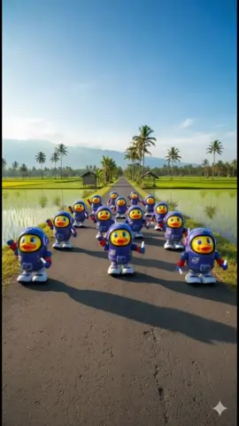 mimi cucu bebek astronot joget di sawah #mainanviral #mainananak #bebekviral #mainanbebek #bebeklucu 