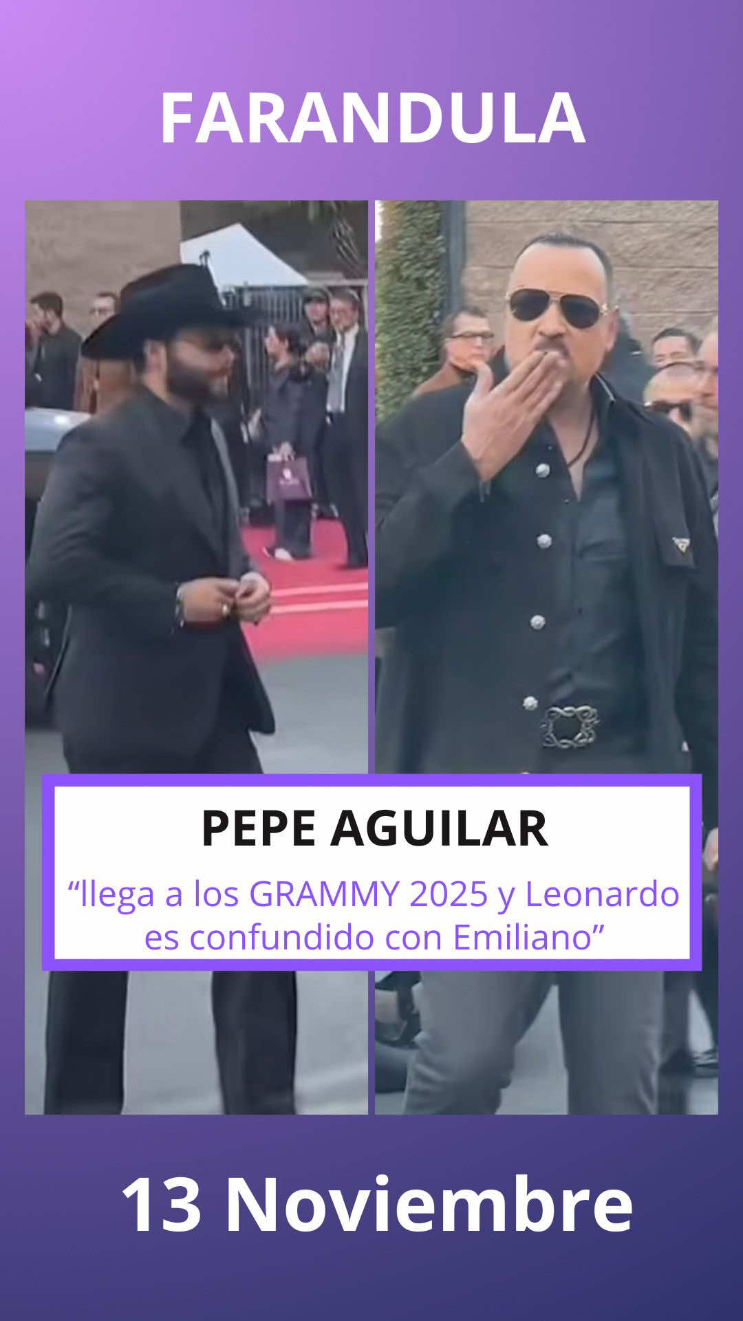 Pepe Aguilar llega a los latin Grammy 2025 #pepeaguilar  #latingrammy2025 #LatinGRAMMY 