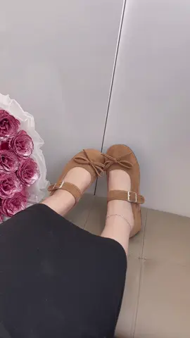 Bệt da hoạ tiết nơ❤️#TikTokAwardsVN #xuhuong #betsangchanh #Giày #giaydep 