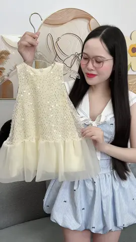 Váy thiết kế nhà Kimidesign #thoitrangtreem #vaybegai #vayxinhchobe #phamdiutb 