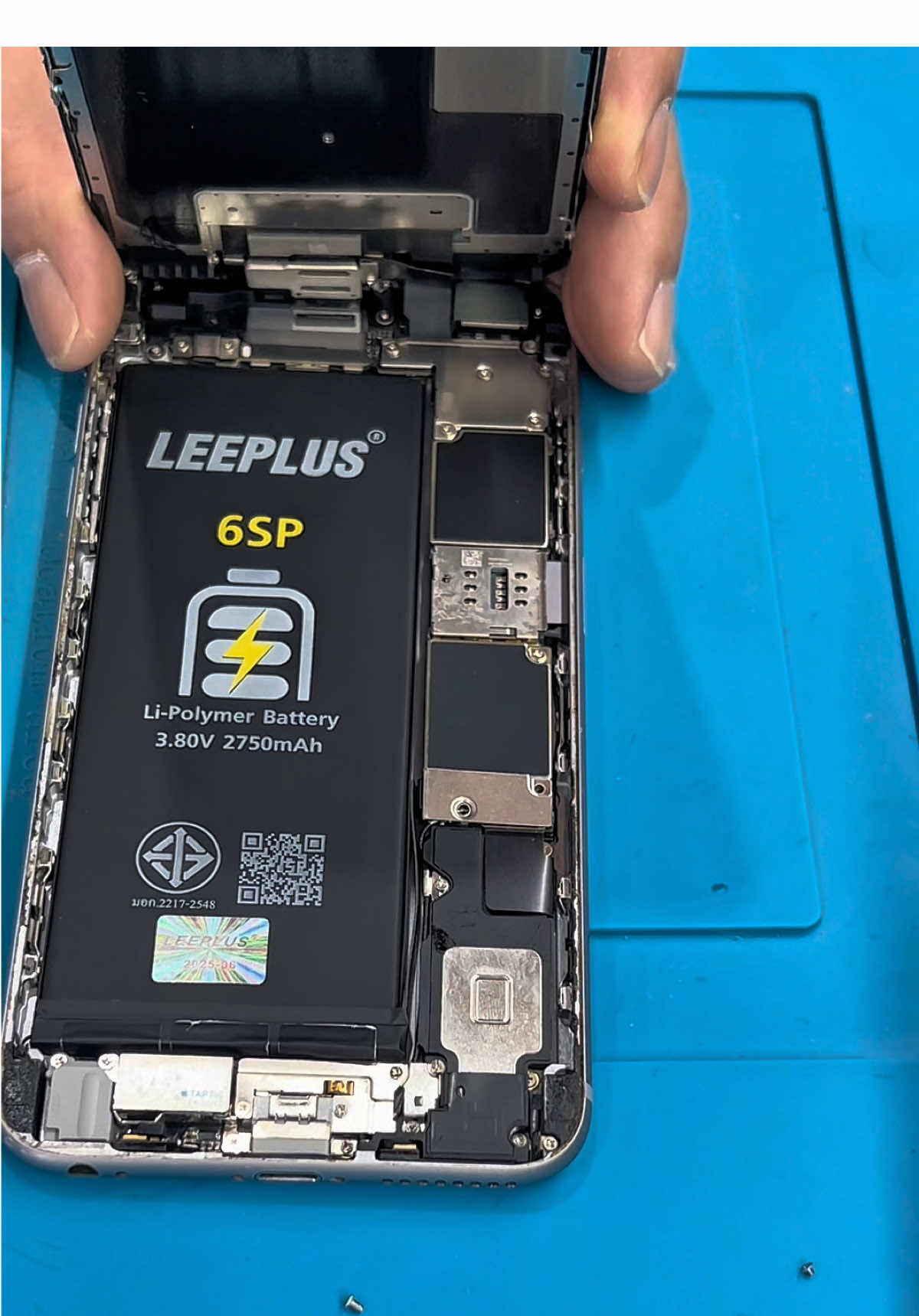 #เปลี่ยนเเบตเพิ่มความจุไอโฟน #แบตเตอรี่leeplus #แบตเตอรี่เพิ่มความจุไอโฟนทุกรุ่น #เปลี่ยนแบตไอโฟน6splus 