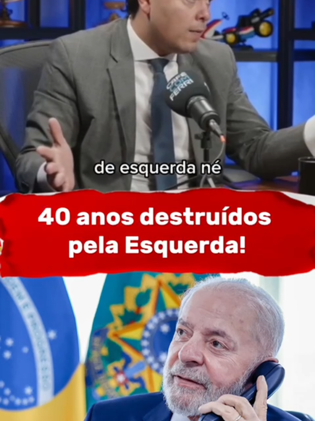 40 anos destruídos por de baixo dos panos! @cafecomferri.cast @cafecomferri . . . #cafécomferri #clipfyleague #clipfyferri #politicaltiktok olitica