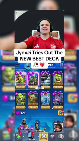 Jynxzi didnt think it would be THAT good… #jynxziclips #clashroyale 
