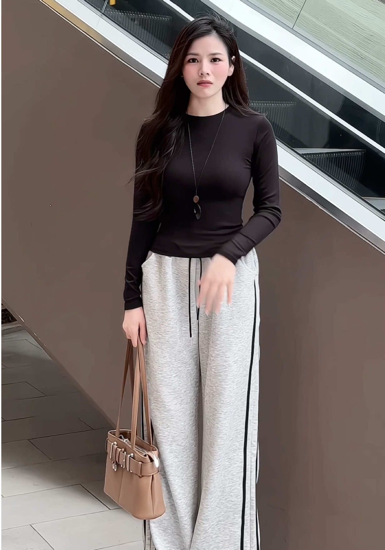 Quần nỉ suông ống rộng, quầng suông rộng cạp cao #quansuong #quanongrong #quancapcao #quanni #quanongrong