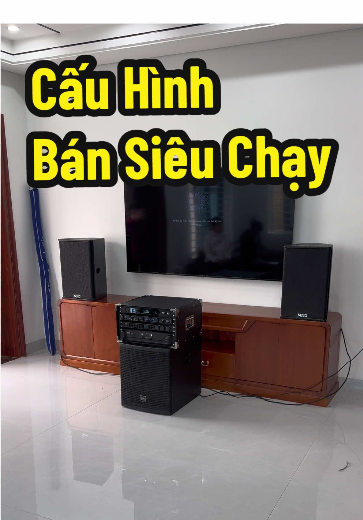 Cấu Hình Bán Siêu Chạy #loa #viethoangspeaker #viethoangloachat #nexo 