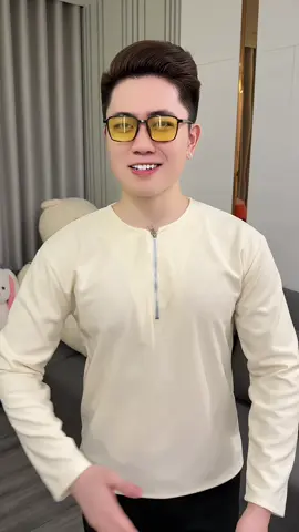 [ COMBO 2 Áo Thun Trơn Cổ Zip 