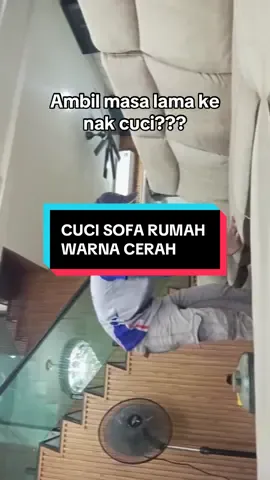 Sofa warna cerah ni paling susah nak jaga tapi tula nak rumah lawa kan 🤣 kita pulak memang suka warna cream ! 🥰 Takpe boleh je tapi kena konsisten cuci 6/12 bulan sekali . Barulah kualiti sofa, warna sofa, kebersihan terjaga . Nak kami datang cuci pm admin sekarang atau isi beg biru  . . #cleaning #cleaningservice #johorbahru #cucisofa #cleansofa 