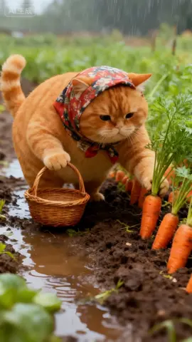 胖橘今天做羊肉炒饭，虎哥登场#橘猫 #萌宠出道计划 #治愈系 #美食 #会做饭的猫 