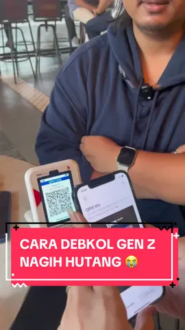 CARA DEBKOL GEN Z NAGIH HUTANG 😭 #qrissoundbox #qrissuara #qriscahaya #qris #umkm 