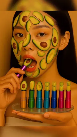 Lipstick Eating 💄 #lipstick #eating #shorts #cosmetics 