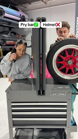 now that I’m watching this he actually cheated with his bracelet not fair!!!!  #challenge #tools #boyfriend #Tech @Grant Sloan 