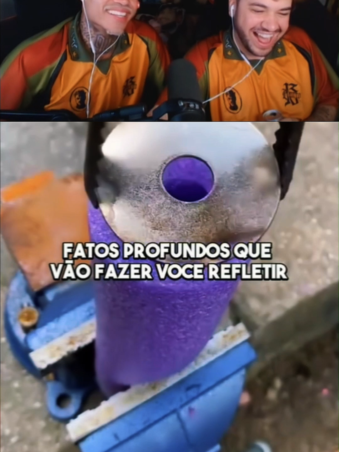 MC Cabelinho e Brino Reagindo a Fatos Para Refletir #brino #livedobrino #bruninzor #humor #viral