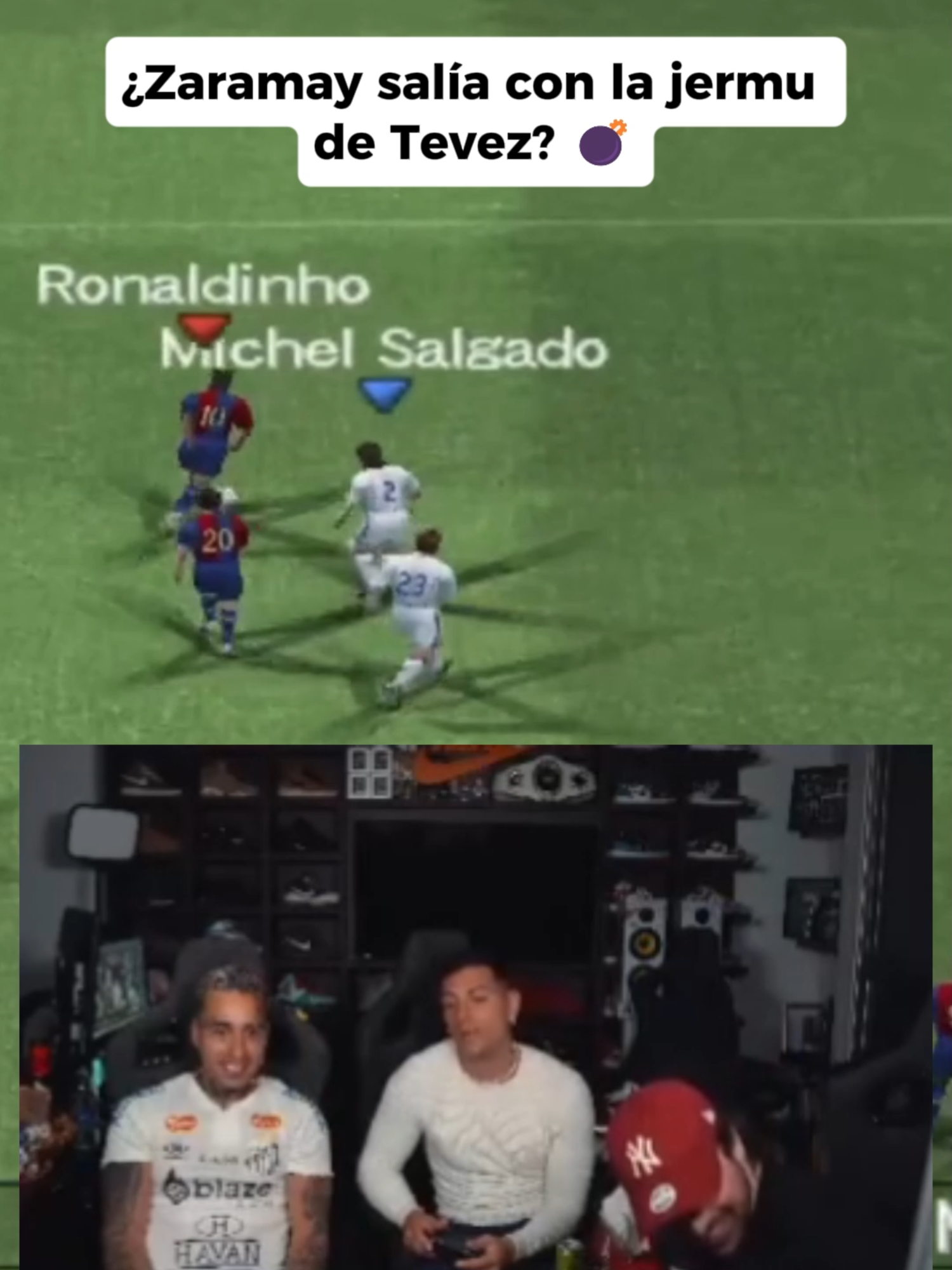 TIRO UNA BOMBA ASI NOMAS JAJA #kickargentina #bananirou #coscu #zaramay #tevez