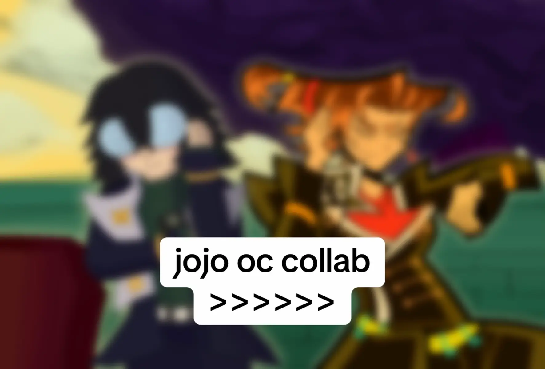 other oc belong to @edgelord, go c their post on this pretty pls 😇🙏 #jojosbizarreadventure #jojo #jjba #anime #fyp 