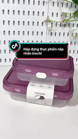 Hộp đựng thực phẩm nắp nhấn inochi #hopdungthucpham #hopdungthucphamtulanh #inochi #giadungtienich #viral 