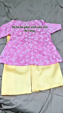 Mấy mom săn bộ bà ba này cho bé cưng nhà mình chưa, ưng lắm nha 😍#bababegai #mebimreview #menhimnhim #vairal #xuhuong 