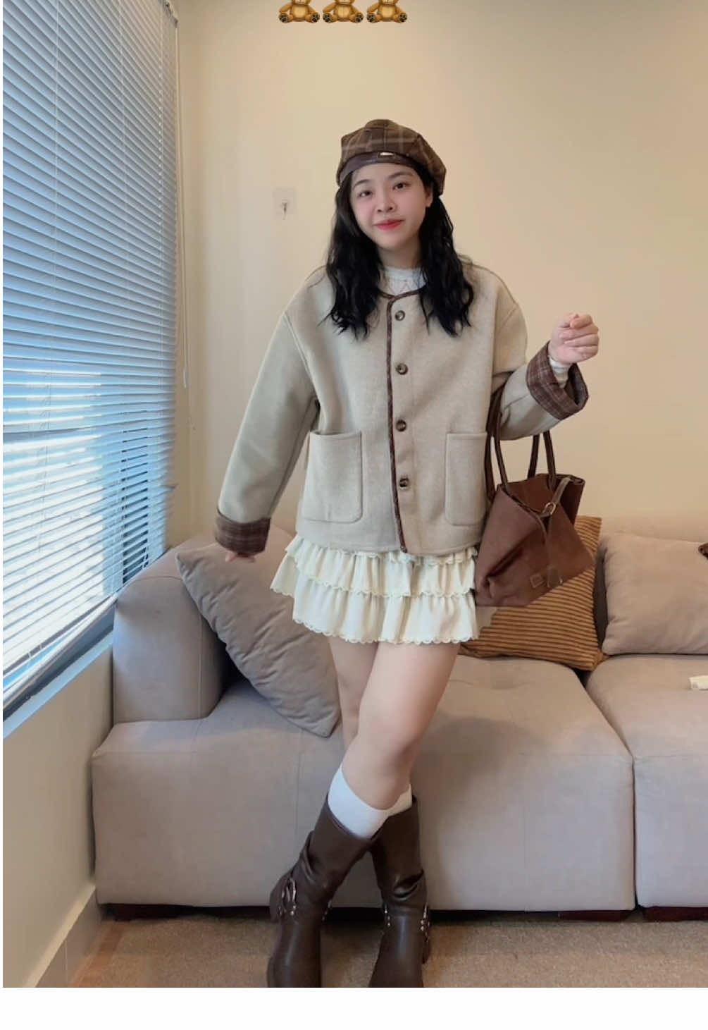 Wake up mí cô nàng ơiii #aokhoacdalonnu #aokhoacnu #phoidoxinh #aonuxinh 