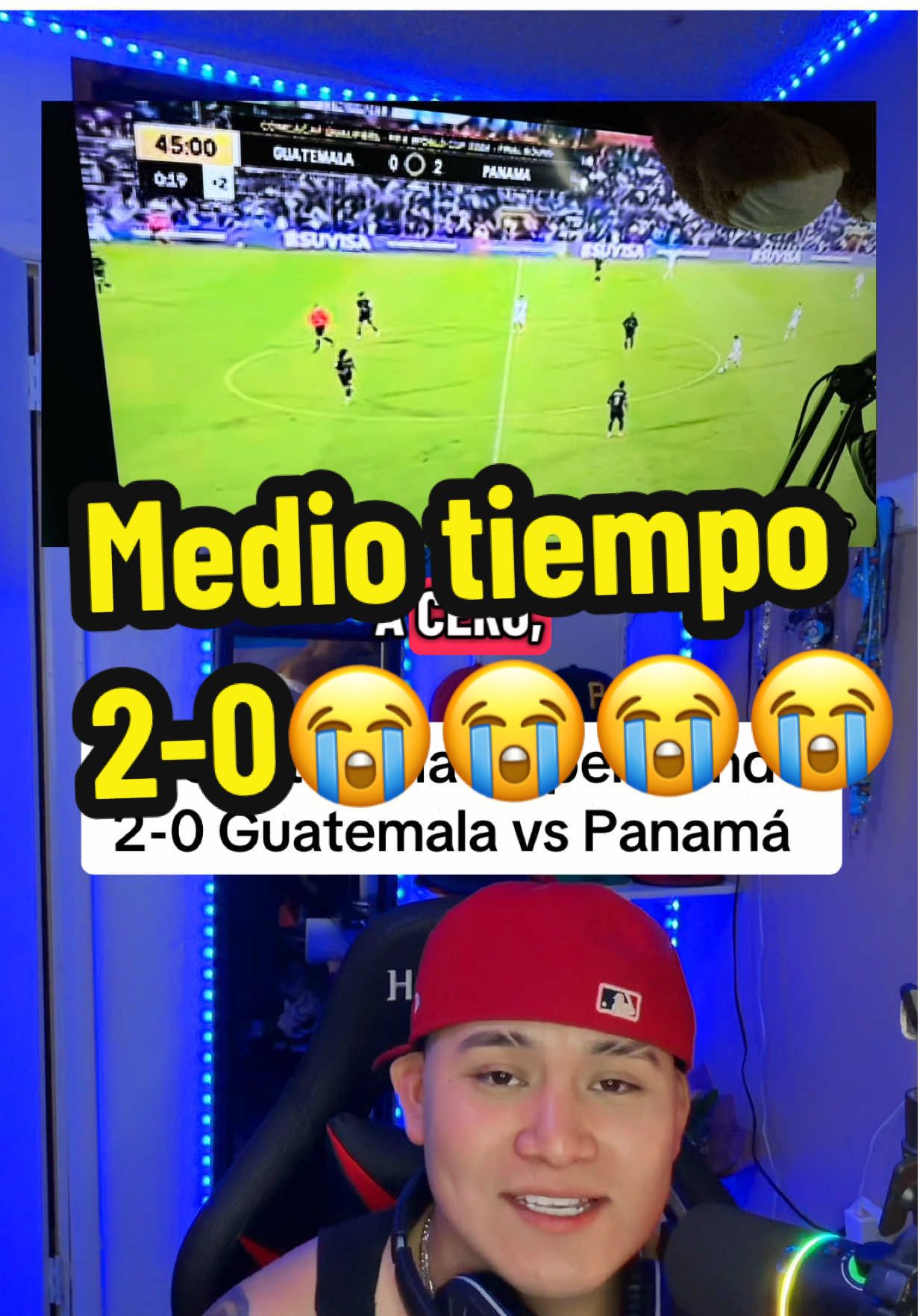 Medio tiempo va perdiendo Guatemala vs Panamá #guatemala #versus #panama #guatemalavspanama #guatemalavspanama 