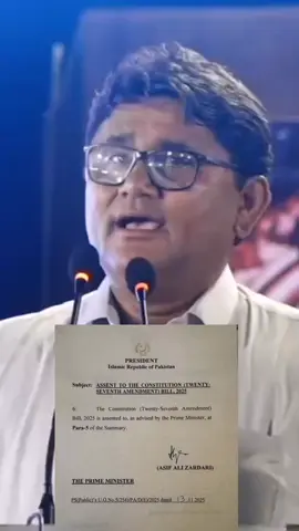 هر ڪنو ڪم پيپلز پارٽي کي ڏنو ويو آ. هر غدار جو ٺيڪو بلاول کي ڏنو ويو آهي. هي ڪرسي جي لالچ ۾, وزيراعظم شپ  جي لالچ ۾ سب ڪجهه ڏيڻ جي لاءِ  تيار آهن.  عوامي تحريڪ جو مرڪزي صدر ايڊووڪيٽ وسند ٿري #sindhreject27thconstitutionalamendment  #SindhRejectCorporateFarming #advumairalisindhi  #rasoolbuxpalijo  #awamitahreek 