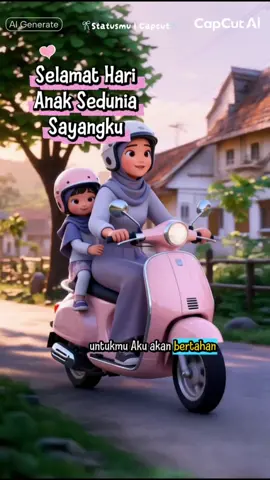 Selamat Hari Anak Sedunia sayangku ❤️ Save dulu buat tanggal 20 November nanti #CapCut #genaicapcut #kreasiaicapcut #roadtoailab #capcutailab 