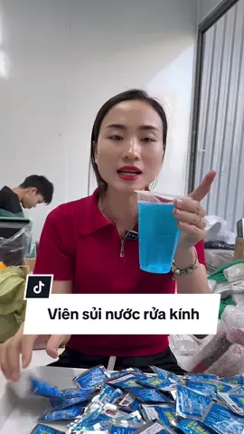 Viên sủi nước rửa kính ko cặn #nuocruakinh #nuocruakinhoto #xuhuong #hahihung 