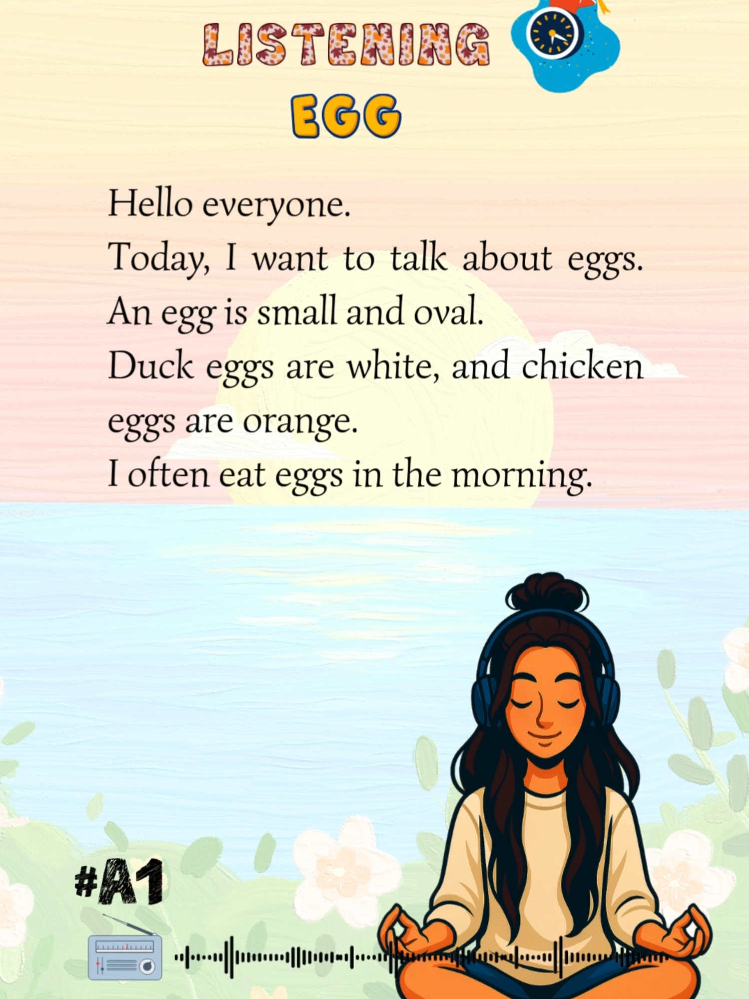 Eggs#english #englishlearning #hoctienganhmoingay #englishlistening #englishlesson #egg #eggs