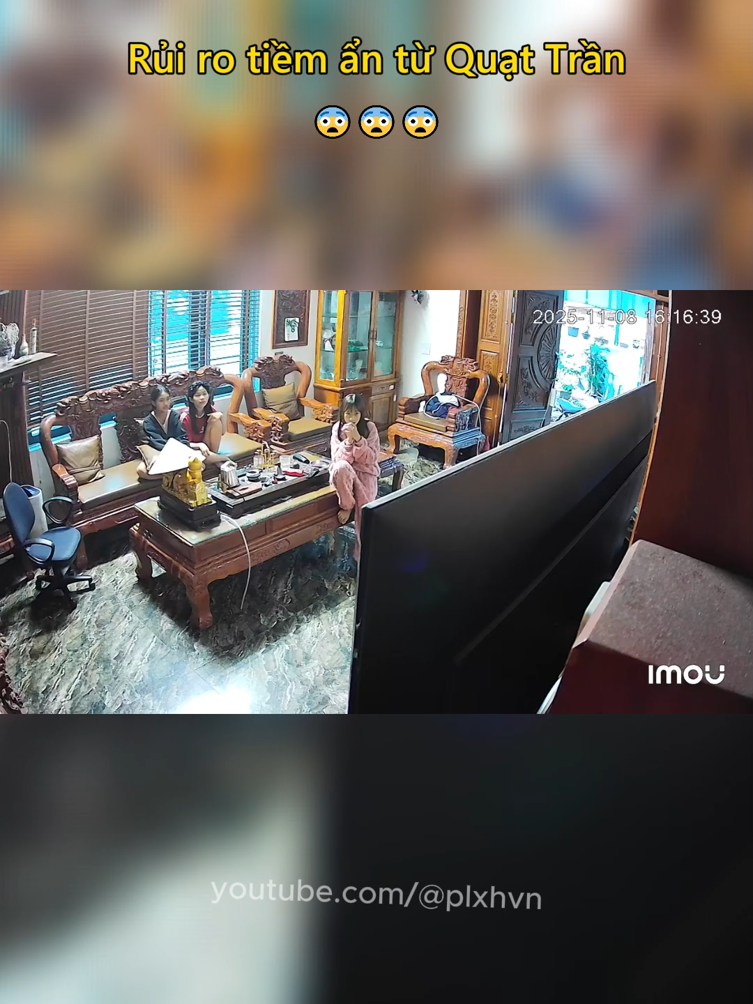 Rủi ro tiềm ẩn từ Quạt Trần 😨 #quattran #tainan #canhbao #antoan #mayman #plxhvn #phapluatxahoi