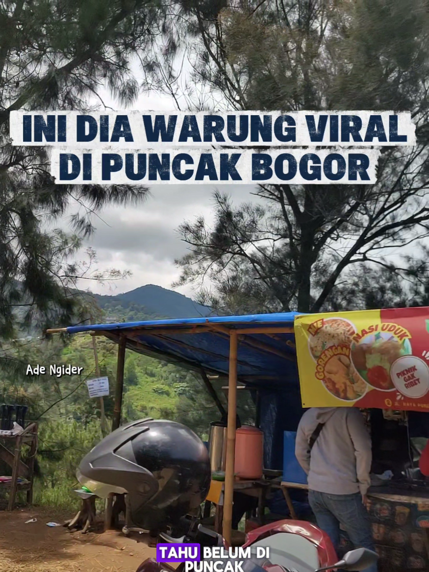Warung Viral Di Puncak Nih #kulinertiktok #kulinerpuncakbogor #wisatapuncakbogor #adengider #wisataviral 