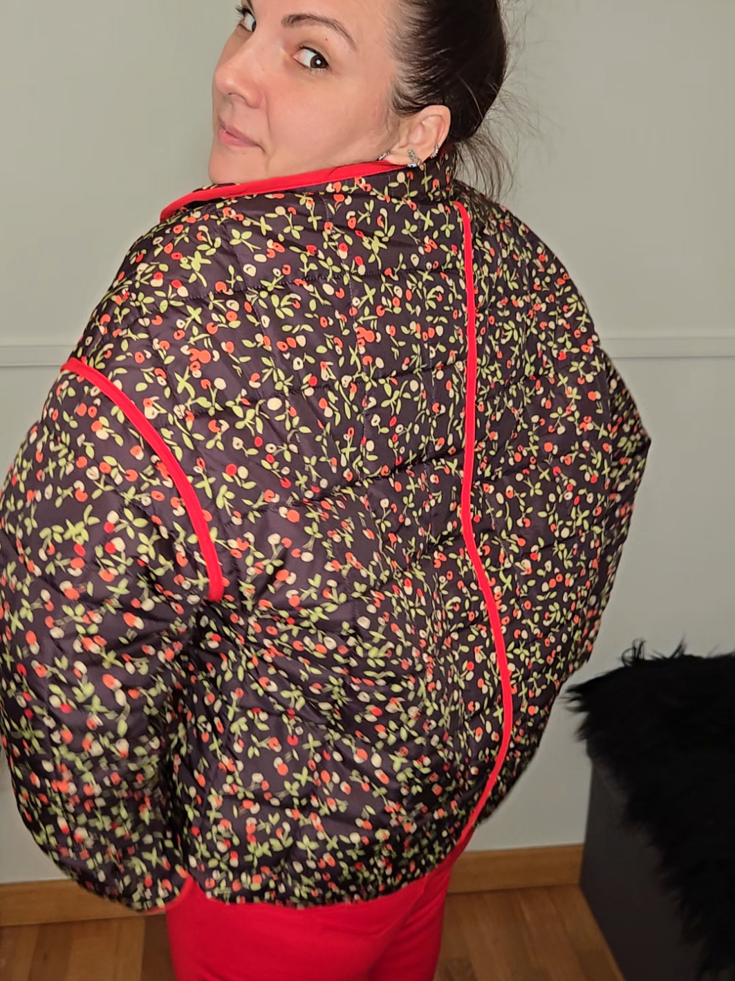 Abrigo de mujer con estampado #abrigo #abrigoestampado #descubrelasofertas #tiktokshopblackfriday #moda 