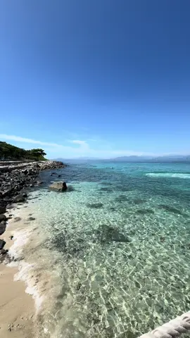Nước biển xanh trong ở Hòn Mun 🌊 #nhatrang #honmunnhatrang #vibes #chill 