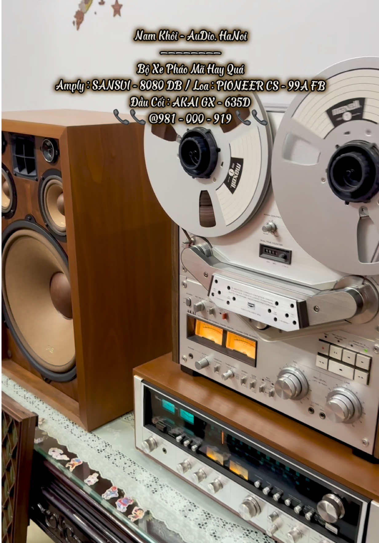 Xin chân thành cảm ơn các bác đã tin dùng bộ âm thanh vintage hay và đẹp tại Nam KHôi AuDio HaNoi 0981000919#namkhoiaudio #âmthanhbai #xuhuongtiktok #trendingtiktok #thanhthoiluottet 