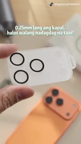 Ang 1:1 fit ay ganap na perpekto! Tulad ng orihinal na lens ng camera!#ugreen #tiktokphilippines #iphonetips #iphone17pro #foryou 