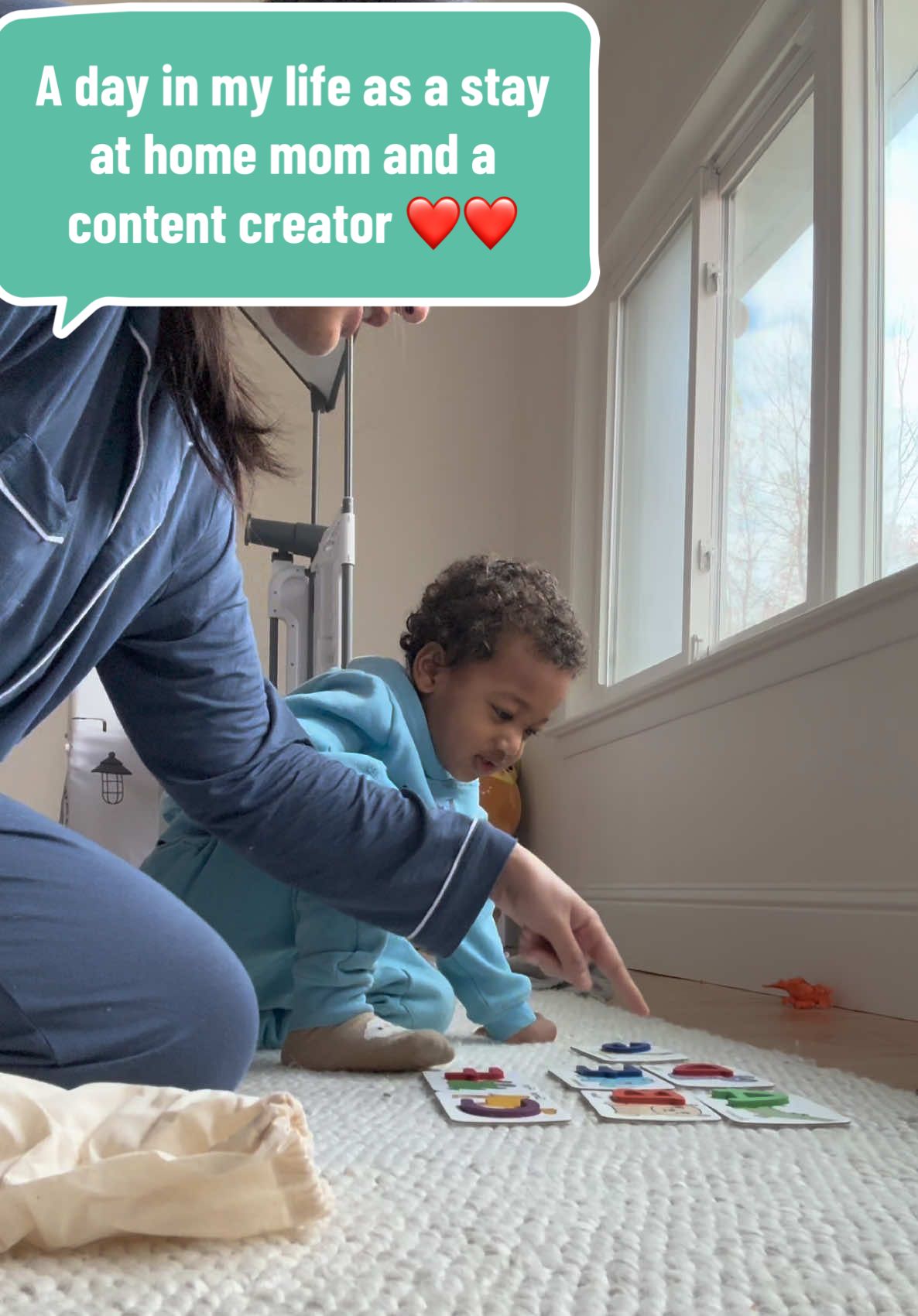 A day in my life as a stay at home mom and a content creator!! #momcreator #toddlermom #multiculturalfamily #adayinmylife #dailyvlogs @Nellie’s Free Range Eggs 