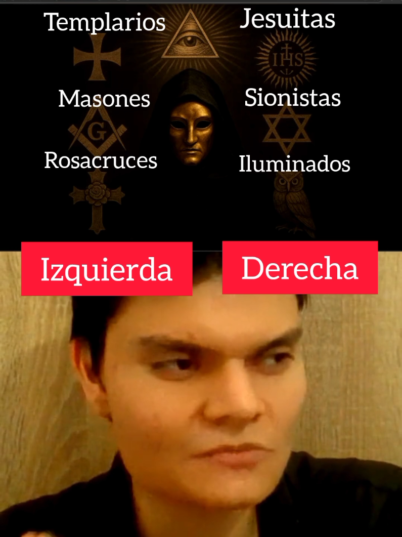Derecha (Jesuit as, Sionistas, Iluminados) Izquierda (Templarios, Masones, Rosa cruces) #verdad #realidad #fyp #nuevoordenmundial 